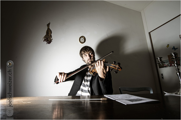 Foto Niklaus Vogel Musiker, Violine, Bern Geige Komponist